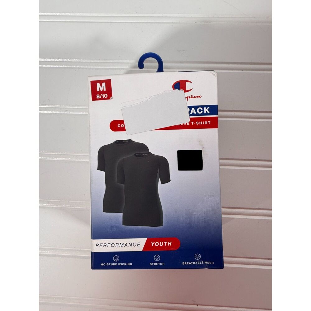 New Champion Youth Compression T Shirt